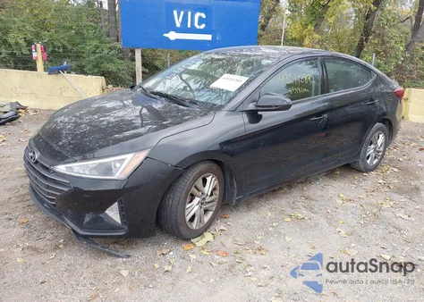 2019 Hyundai Elantra Sel from USA, damaged, VIN 5NPD84LF0KH453123